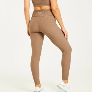 Booty by Brabants Croco Skin Leggings - Mocha
